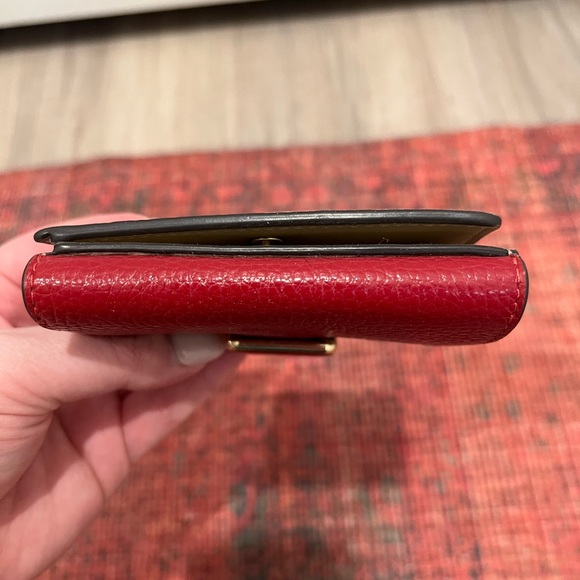 Coach Pepper Wallet in Red Colorblock - Picture 2 of 8